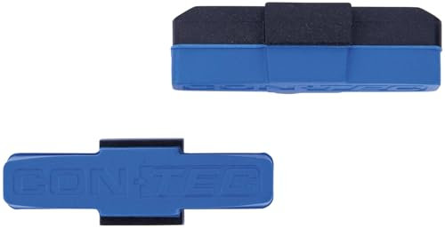 CONTEC Bremsschuh H-Stop+, H-Brakes Alloy Plus Compound, für hydraulische Bremsen, 2-Komponenten-Belagmischung, DIN-geprüft, 55 mm, schwarz blau, Paar