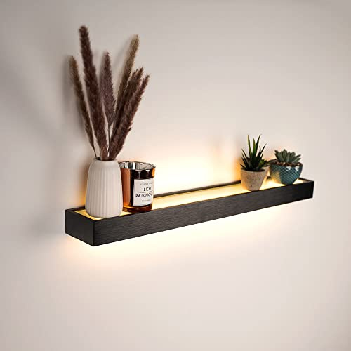 s.luce Cusa LED-Lichtboard Wandleuchte Up & Down, Farbe:Schwarz, Größe:70cm