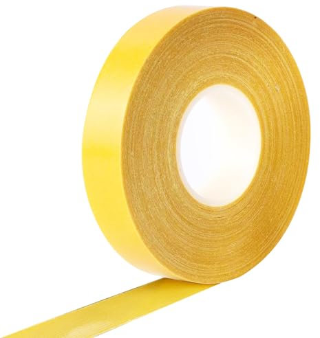OXTXO Double Sided Tape Heavy Duty – Strong Adhesive Fabric Tape, Transparent Sticky Carpet Tape for Rugs, DIY Crafts, and Home Use (2cm×10m)