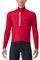 CASTELLI 4523512-642 ENTRATA TH Jersey T-Shirt Unisex Pompeian RED/Silver Gray Size L