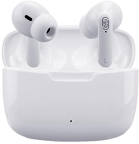Otufan Auriculares con Traductor De Idiomas J7 Traducción Simultánea En Tiempo Real 5 Modos Compatible con 114 Idiomas Traductor Inalámbrico Bluetooth 5.2 para Viajes Aprendizaje De Negocios (Blanco)