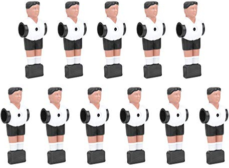 Tissting 11 Stück Foosball Männer, Foosball Spieler Tischfußball Ball Spieler Ersatzteile für 1.4M Tischfußballfiguren Fußball Spielmaschine Zubehör (11x3.7cm/4.3x1.5 Zoll)
