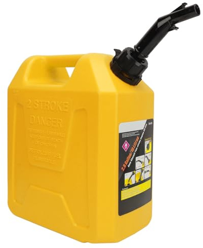 ÖL-Benzin-Aufbewahrungskanister, Mehrzweck-Ersatz-Benzintank ohne Statische Aufladung, 10 L, Stoßfest, für SUV, Wohnmobil, Schnellboot (YELLOW)