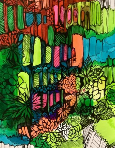 Bullet Journal: Colorful Floral Design