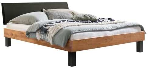 Hasena Trento Bett Sondrio 25 Wildeiche Natur Lecco Smoke 160x200