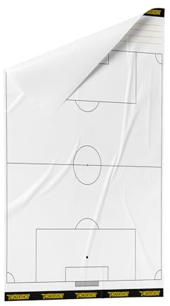 Netsportique Taktikfolie - Fußball - selbsthaftende - Spielfeldfolien - Halbes Spielfeld