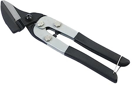 Homoyoyo 1pieza Tijeras De Hojalatero De Acero Inoxidable Mango Antideslizante Cortar De Tijeras Multifuncionales Para Jardín y Taller