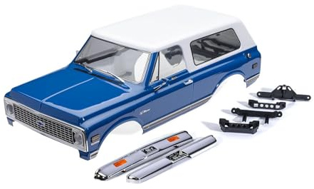 Traxxas Blue and White TRX-4 1972 Chevrolet Blazer Body