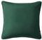 ROOM99 Aura, 45 x 45 cm, federa decorativa, per cuscino, decorativa, stile moderno, camera da letto, soggiorno, verde bottiglia, 1 pezzo