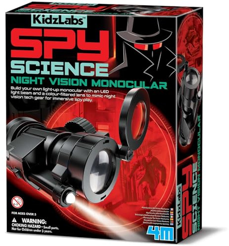 4M Spy Science - Monokulares Nachtsichtgerät Spionagespielzeug Kinder