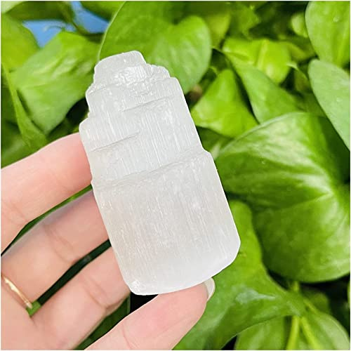 EKFBQBGW Minerals Stones Natural Selenite lamp Holder Crystal Mountain Jewelry Plaster Quartz Rough Minerals Residential Culture Crystal Stones Decoration Home Collections (Color : 5)