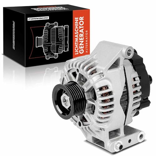 Frankberg Lichtmaschine Generator 105A 12V Kompatibel mit 500 312 1.2L Diesel 2007-2024 Punto 199 1.2L Diesel 2012-2024 Mito 955 1.2L Benzin 2009-2018 Replace# 51792276