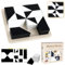 Block Puzzle, versteckte geometrische Form Muster Jigsaw, Brain Teaser Puzzle Spiel, Desktop-Spiel für frühe Bildung Altersgruppe 3