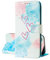SEHEYA Cover per Samsung Galaxy A34 5G Pieghevoli Libretto con Motivo Custodia Portafoglio a Libro Flip Case 3 Tasche Interne Fibbia Magnetica Protezione Caso, Cuore Amore