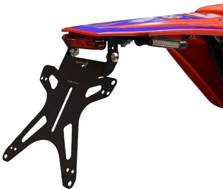 VERSTELLBARER SPORT KENNZEICHENHALTER kompatibel mit BETA rr 125(2t)/480 2020-2025 | SEPTAR