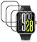 QULLOO 3 Piezas Protector de Pantalla para Xiaomi Redmi Watch 5, 3D HD cobertura completa Cristal Vidrio Templado, Sin Burbujas Transparente Proteccion Película Screen Protector
