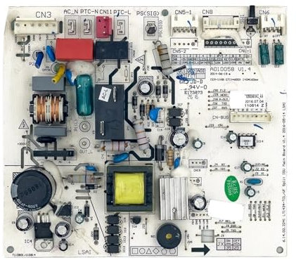 FLJVEZPJ Placa De Control del Inversor del Aire Acondicionado T110801Z, Circuito PCB, Compatible con TCL, LT1434-TCL/VF A010058 Piezas De Acondicionamiento