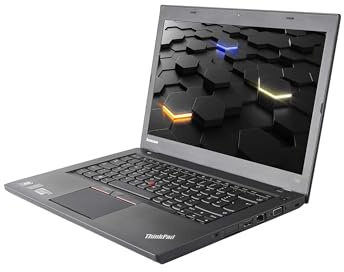 Lenovo ThinkPad T450 Business Laptop, 14 Inch HD Notebook, Intel Core i5-5200U, 8GB RAM, 256GB SSD, Windows 11 Pro (Refurbished)