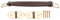 Gitarrenverstärker-Griff PU-Leder Gitarrenverstärker-Griff Gitarrenlautsprecher-Griff mit Innerer Stahlverstärkung für Zubehör Zum Austausch von Gitarrenverstärkern (BROWN)