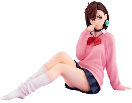 Gooyeh Ayase Momo Figur Ayase Momo Actionfigur, 8 cm Mini sitzende Anime-Mädchen-Statue Modellsammelfigur Desktop-Dekoration Geschenke für Fans