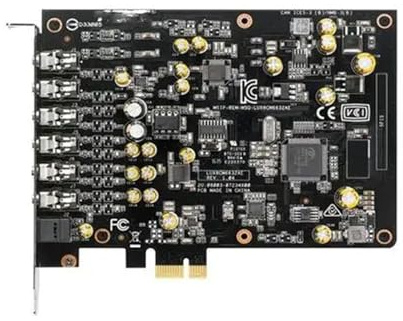 WLTDYZZLDN La Scheda Audio Fit for ASUS Xonar AE ha Una qualità Audio ad Alta Definizione di 192 kHz/24 Bit, Scheda Audio da Gioco PCIe 7.1, Motherboard