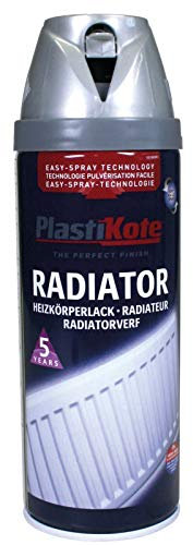 Plasti-kote Radiator Paint 400ml Satin Chrome