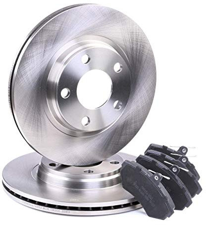 RIDEX 3405B0108 Bremsenset Vorne Belüftet 280mm - Bremsen Set mit Bremsscheiben und Bremsbeläge Satz