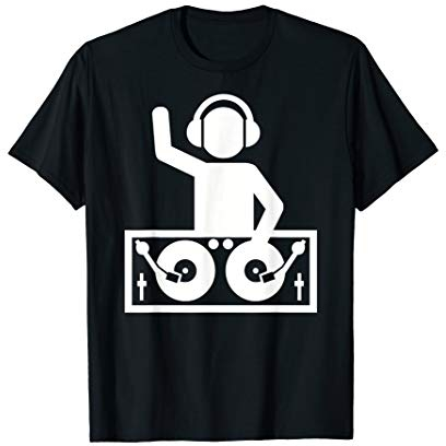 DJ mit Turntables T-Shirt
