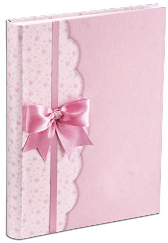 Mareli Album Foto, Rosa con Nastro e Fiocco, Taglia Unica