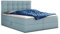 Boxspringbett Best mit 2 Bettkästen, Doppelbett mit Bonell-Matratze und Topper, Polsterbett, Bett, Bettgestell, Stilvoll, Schlafzimmer (Blau (Vidar 83), 180 x 200 cm)
