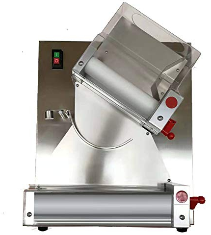 Chef Essentials Dough Pizza Sheeter Machine 15Inch Pizza Base Making Electric Pizza Roller Machine 250Pcs Per Hour,Commercial Pizza Dough Machine