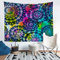 Tie Dye Wandbehang Modern Boho Psychedelic Für Kinder Jugendliche Aquarell Tapisserie Erwachsene Bohemian Gypsy Swirl Wandteppich 148x200cm Wandtuch