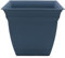 The HC Companies Eclipse Pot de Fleurs carré avec Soucoupe 15,2 cm – Pot de Fleurs d'intérieur et d'extérieur pour Fleurs, légumes et Herbes Bleu Ardoise
