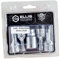 IGP IL GOMMISTA PROFESSIONISTA Kit 4 BULLONI ANTIFURTO Ruote M12 x 1.25 X 24 Chiave 17 & 19 X Cerchi in Lega compatibili con Alfa Mito Giulietta Lancia YPSILON Delta MUSA Opel Corsa Crossland