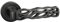 UAP ORO & ORO Special Edition Bee Lever - Round Rose Black Door Handle for Internal Doors Easy Installation with Bolt-Through Fixing