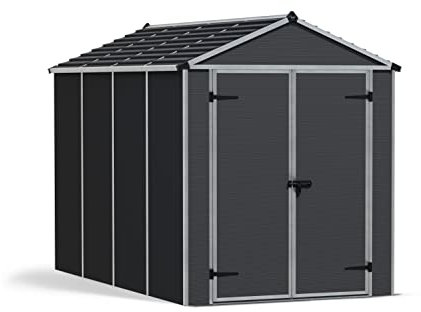 Canopia Palram Kunststoff Gerätehaus Rubicon 6x10 grau 304x185x217 cm