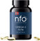 NFO OMEGA 3 FORTE [60 Capsule] Olio di pesce norvegese ad alta concentrazione di EPA e DHA sotto forma di esteri etilici e vitamina E Complesso naturale da pesce selvatico Prodotto in Norvegia