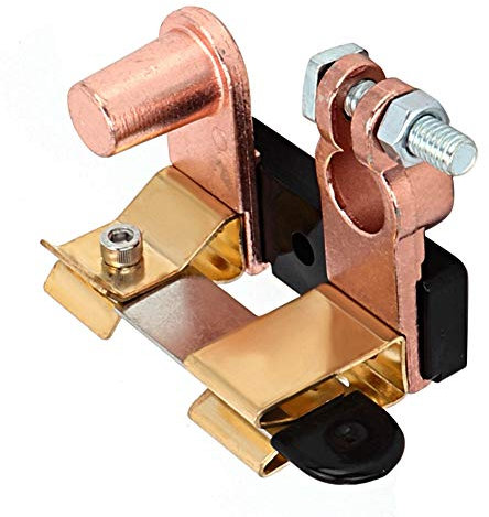 Messelingechhlalter Battery Switch, 12-24V Batterie-Ausschalter Batterietnnschalter Autobatterie-Hochstrom-Blattschalter Am Oberen Pfosten Trennen für Kfz-Ersatzbatterien