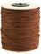 100m Schmuckschnur 1,5mm Jalousieschnur Zugschnur Schmuckkordel Polyester Farbwahl, Farbe:kastanienbraun