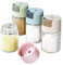 Spice Shaker, Set de 4 Tarros de Especias Tarros de Especias de Vidrio con Dosificador Salero y Pimentero Dosificador Preciso de 0.5 g para Cocina, Camping, Reastaurant