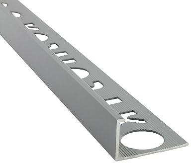 Alu L-Profil Fliesenschiene Fliesenprofil grau matt L270cm 10mm