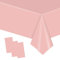3 Stück Tischdecke Rosa Einweg,137 * 274cm Papiertischdecke Rosa Tischtuch Tischdecke Rosa Papier,wasserdichte Tischdecke Rosa Tischdecken für Party,Picknick,Geburtstags,Hochzeit,Weihnachten
