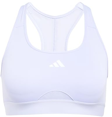adidas Damen PowerReact Training Bra, Violet Tone/White, S