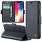 Phernykas Cover for iPhone X & iPhone XS Wallet Case with Card Holder, Kickstand RFID Blocking Magnetic Closure Shockproof Protective PU Leather for iPhone X & iPhone XS Flip Case Wallet - Black