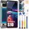 Écran LCD pour Samsung Galaxy S10 Display LCD pour Samsung S10 G973 SM-G973F SM-G973U SM-G973W SM-G9730 6.1 LCD Écran Tactile Digitizer Assembly avec Réparation Kit (Noir avec Cadre)
