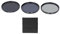 Set di Filtri ND, con Filtro ND2, Filtro ND4 e Filtro ND8 Rivestimento Multistrato HD Filtro Anti Sovraesposizione per Obiettivo Fotocamera per Accessori di Ripresa (62 mm)