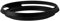 Toileum Paraluce cavo da 82 mm, paraluce curvo ventilato da 82 mm, paraluce in metallo da 82 mm per paraluce largo 82 mm (nero)