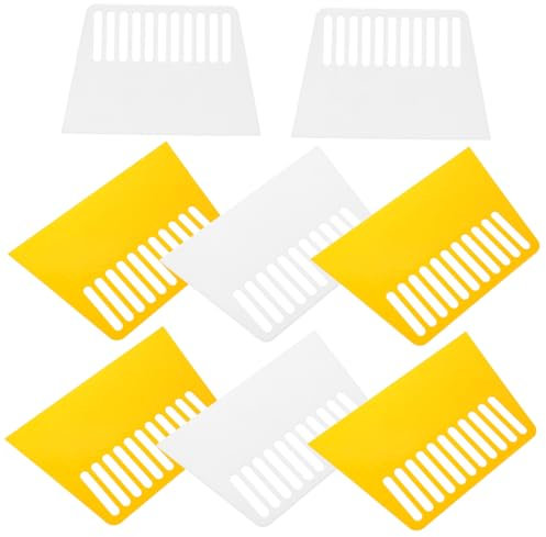 Garneck 8pièces Grattoir à Pâte Lot de Outil De Cuisine pour Découper Pâte Pizza Spatule à Gâteau pour Répartir Crème Beurre