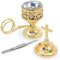 BEYLAB Quemador de incienso, soporte de incienso de carbón, ideal para aromaterapia, yoga, spa, hogar e iglesia cristiana