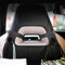 Qirc 2PCS Leather Car Double Hook for Sports Seat, Car Seat Back Storage Organiser Hooks, Car Headrest Hook, Car Seat Purse Hook for Bags, Purses, Handbags (Black Red Line2)